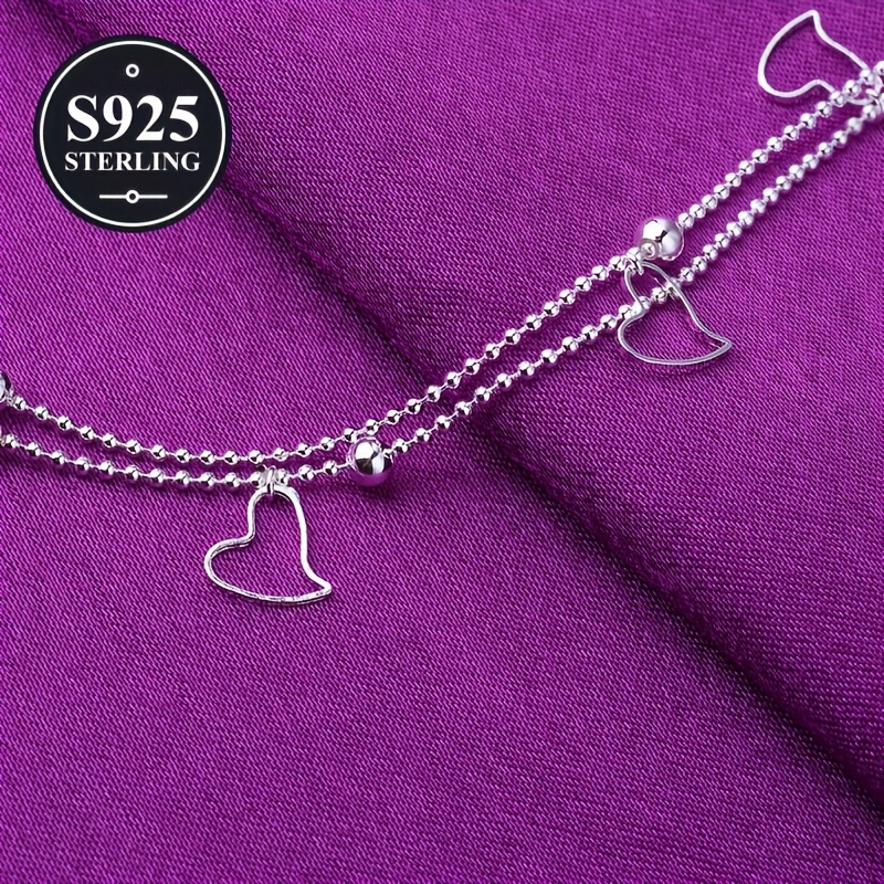 Women's Heart Anklet, Exquisite Gift for Best Friend